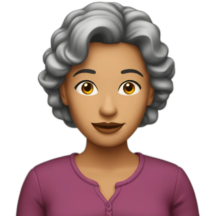 Señora de pelo rojo emoji
