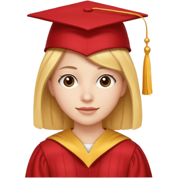 knitting hat that wear on graduation year from university emoji