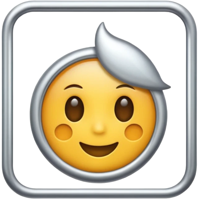 Silver frame emoji