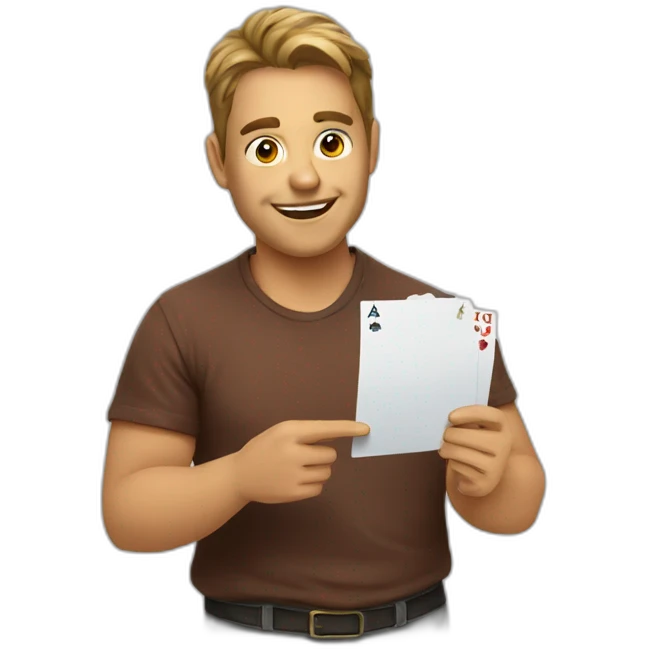 Chat qui joue au carte emoji