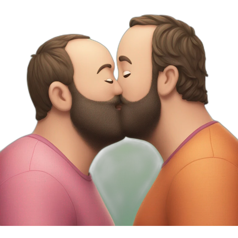tom segura kissing bert kreischer emoji