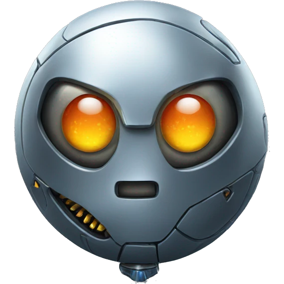 Robot ball emoji