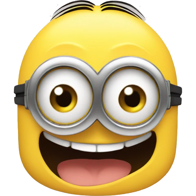 minion head smiling emoji