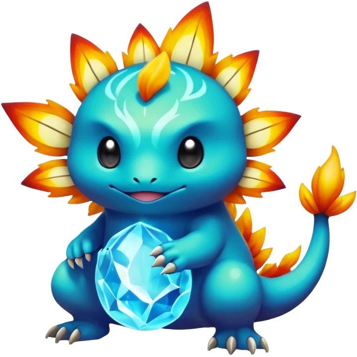 Elemental magical natural Pokémon-Fakémon-creature emoji