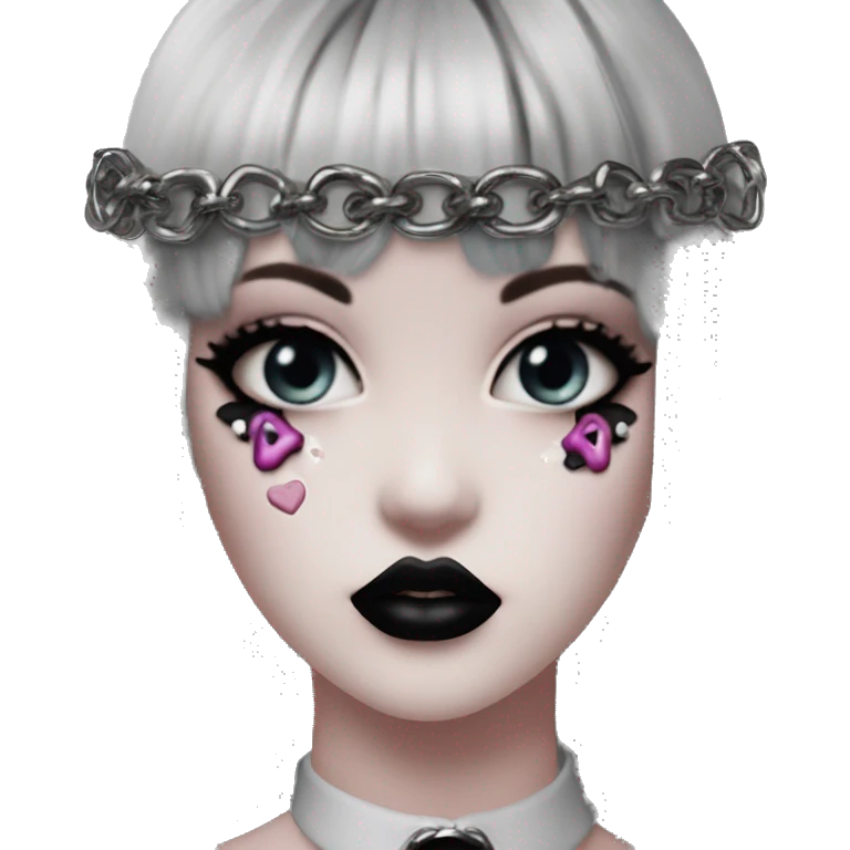 Punk  Inspiration  Design Inspiration Design Creative Design Dark Style Subculture Gothic Style y2k Lolita Lolita niche fashion brand personality accessories  fashion accessories  accessory sharing # necklace headwear hair accessories emoji