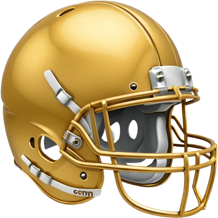 gold football helmet emoji emoji