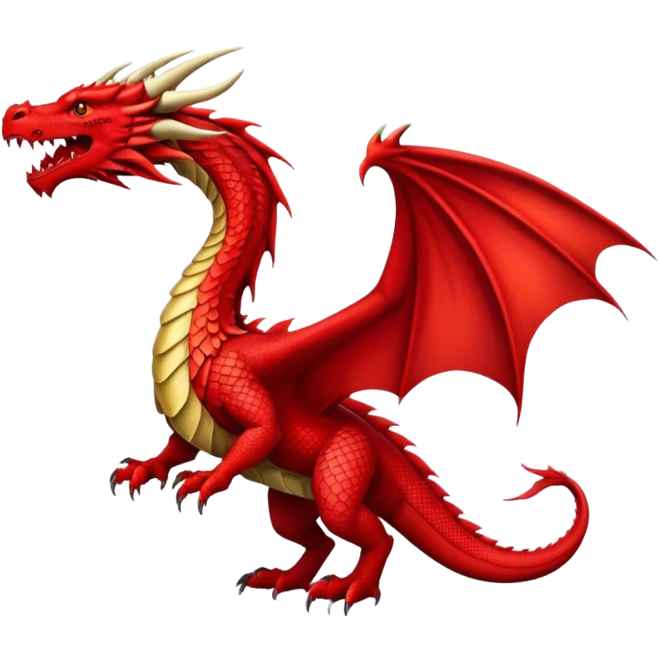 red Dragon Full Body emoji