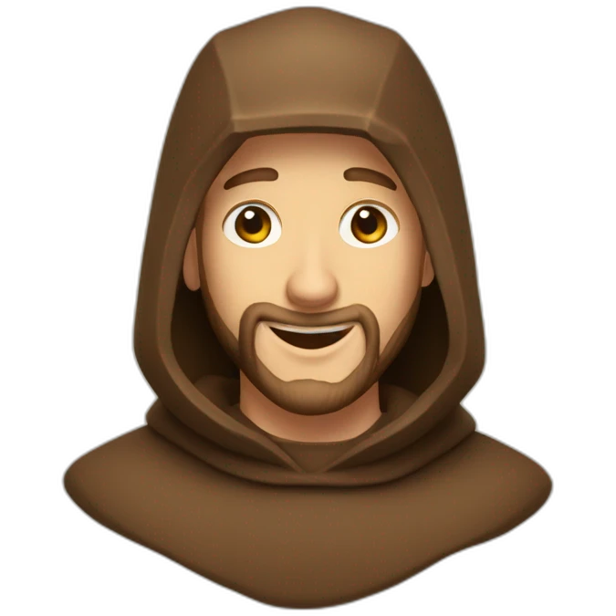 saint Francis of Assisi amazed emoji