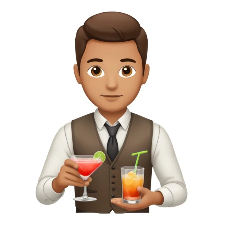 bartender mixing drinks emoji