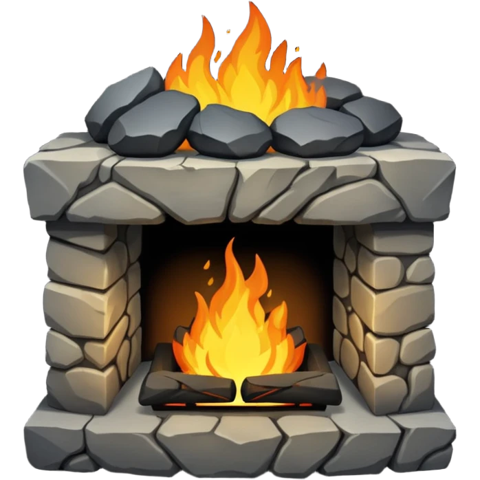 black hearth emoji