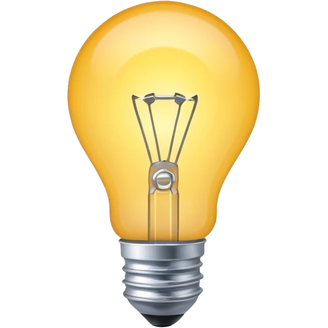  The Light Bulb (Ideation & Discovery) emoji