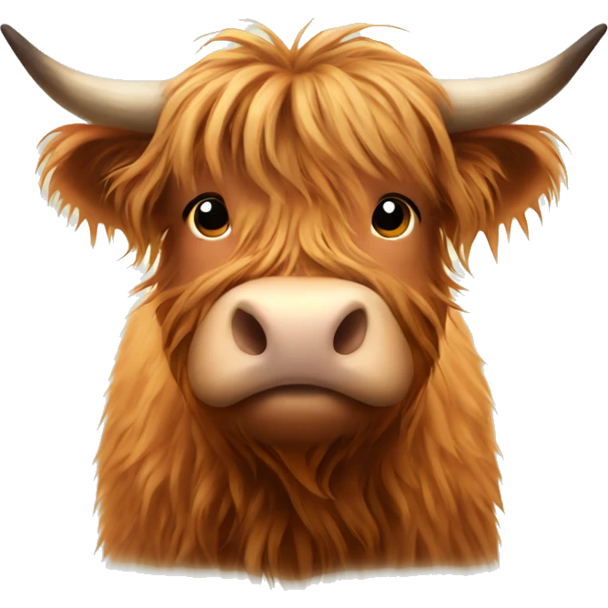 Highland cow emoji