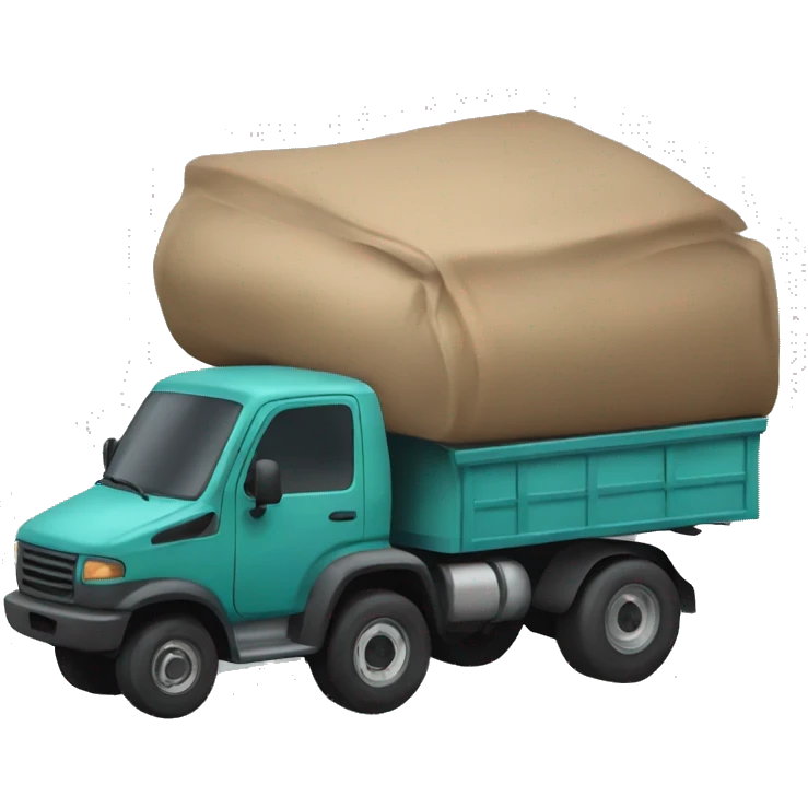 Squatted truck  emoji