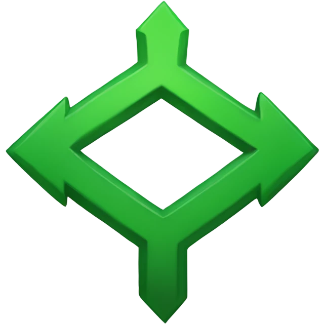 green up arrow like this 🔻 emoji
