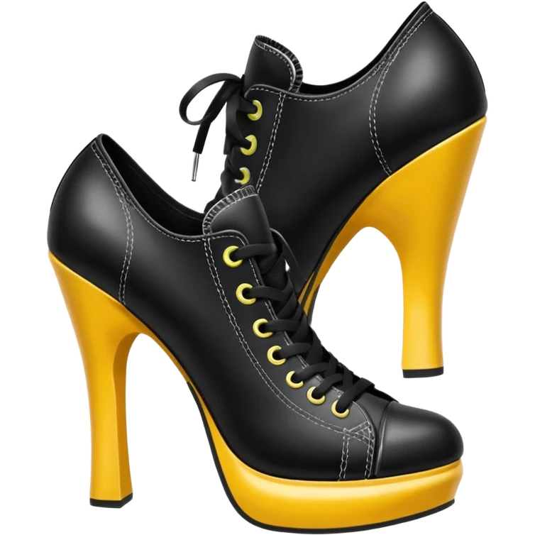 converse high heel emoji