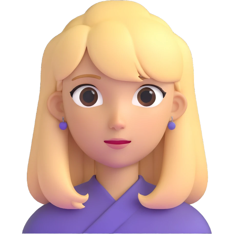 Tyler the Creator IGOR character with blonde hair emoji