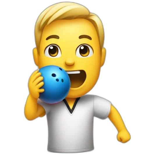 Bowling emoji