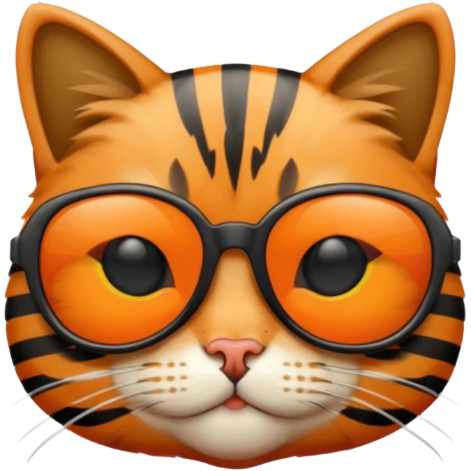 Cat wearing sunglasses emoji