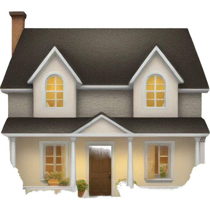 girl lives in a house emoji
