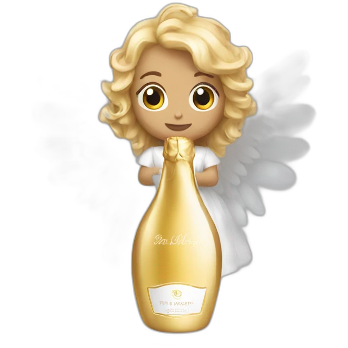 angel champagne emoji