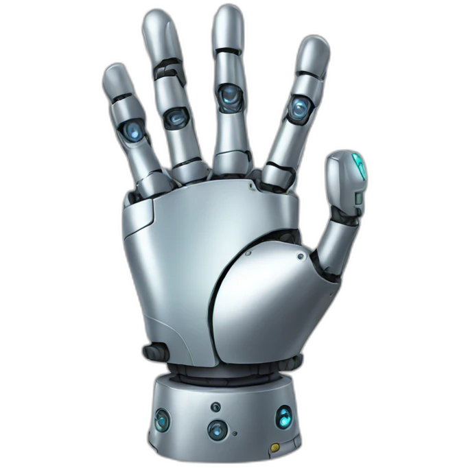 robot hand emoji