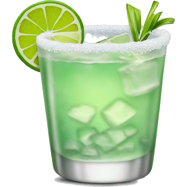 Margarita on the rocks  emoji