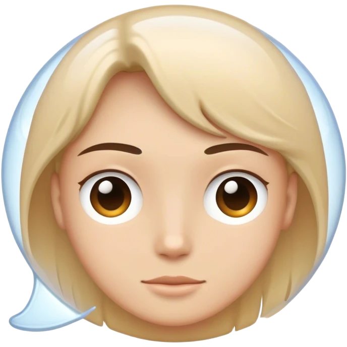 a message bubble and have AI inside 
 emoji