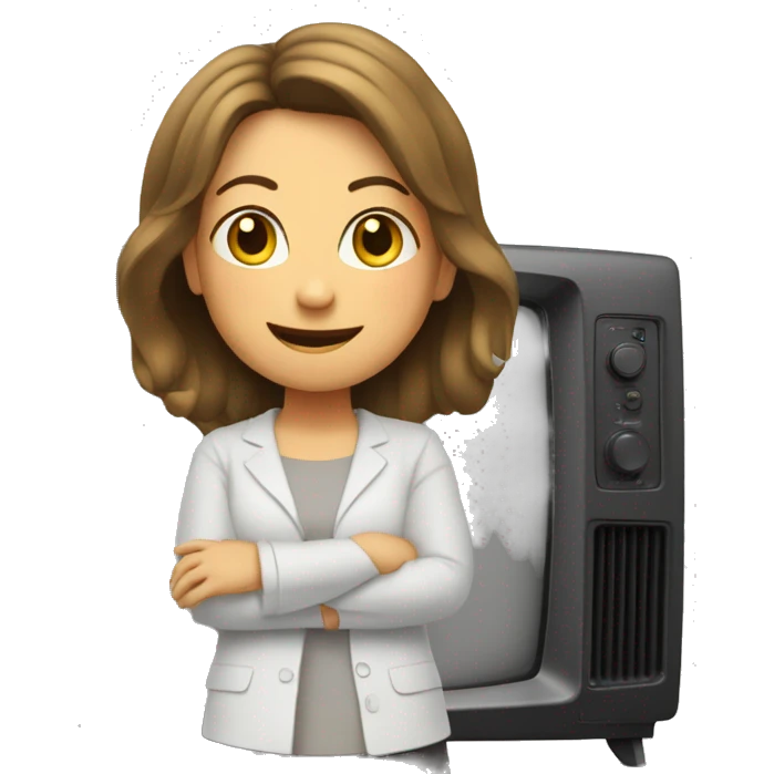 Maman devant la télé  emoji