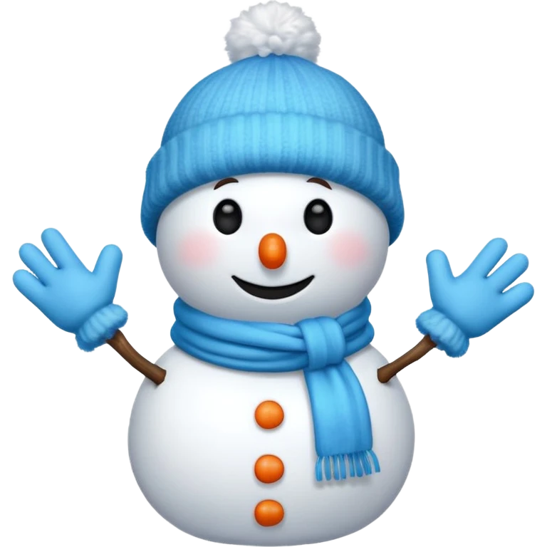 snowman with outfits  emoji