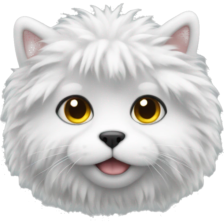 Fluffy white  emoji