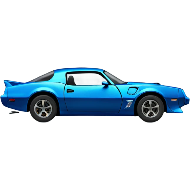 Blue trans am side emoji