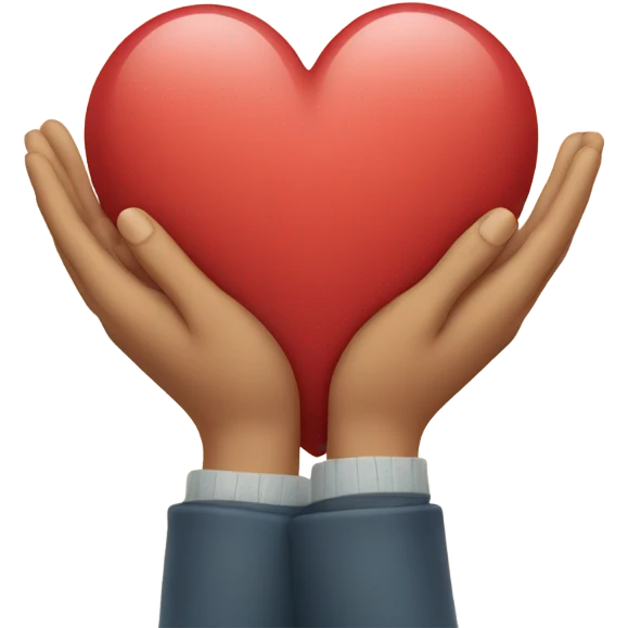 Heart being hugged  emoji