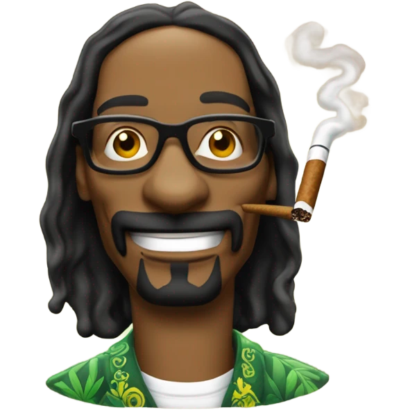 lo que fuma snop dogg emoji