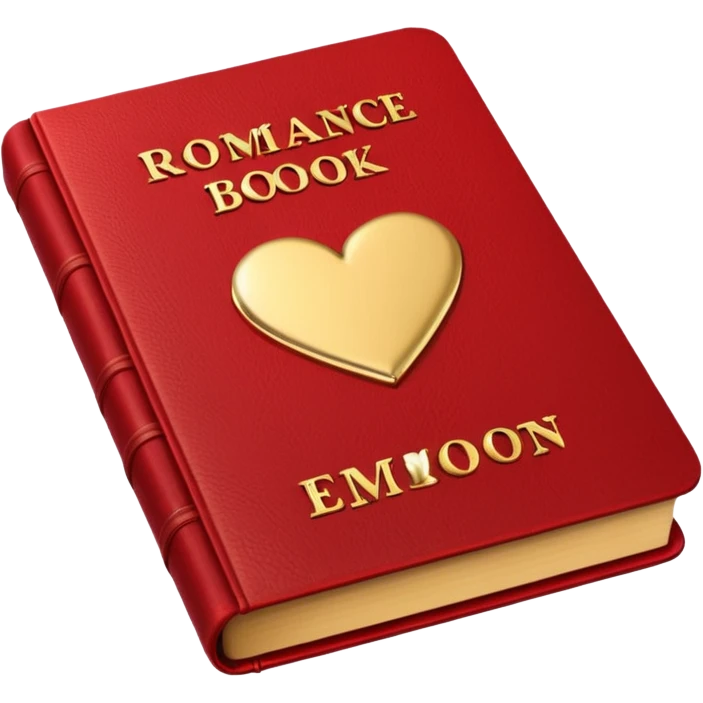livro romance emoji