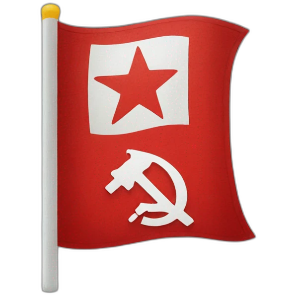 drapeau communiste emoji