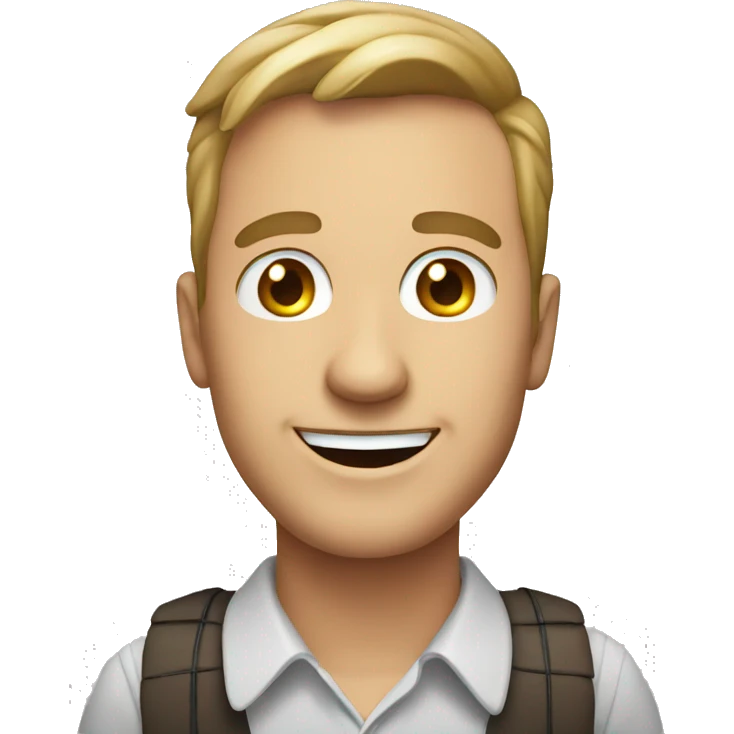 Smiling Englishman emoji