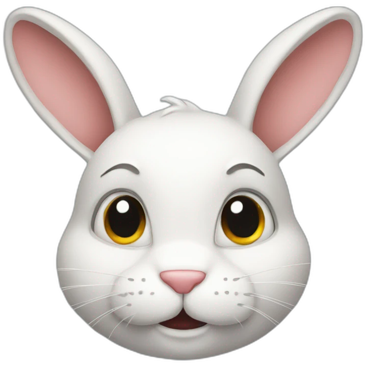 follow the white rabbit emoji