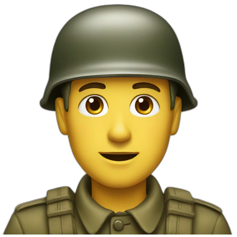 German soldier of 1944 emoji