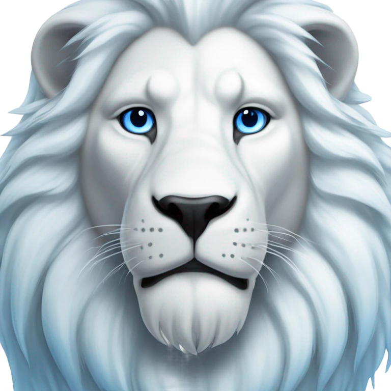 White lion emoji