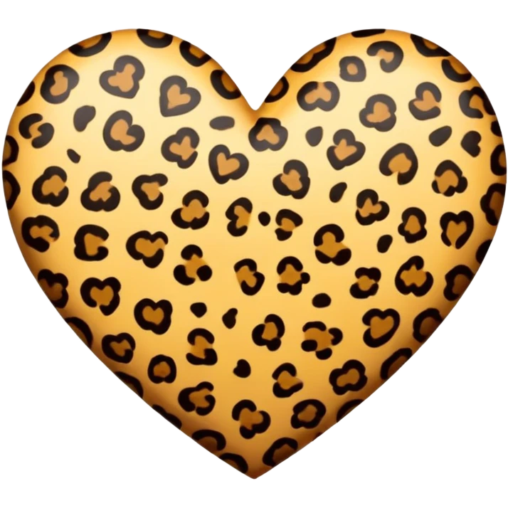 Cuore leopardato  emoji