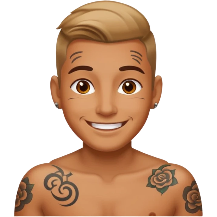 a tatoo adult  emoji