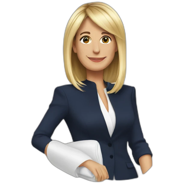 Emmanuelle Macron qui joue au uno emoji