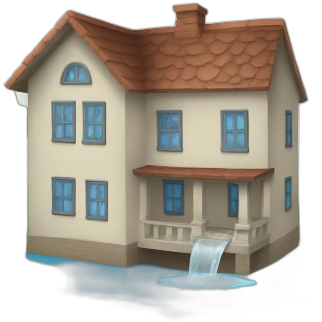 house fill water emoji