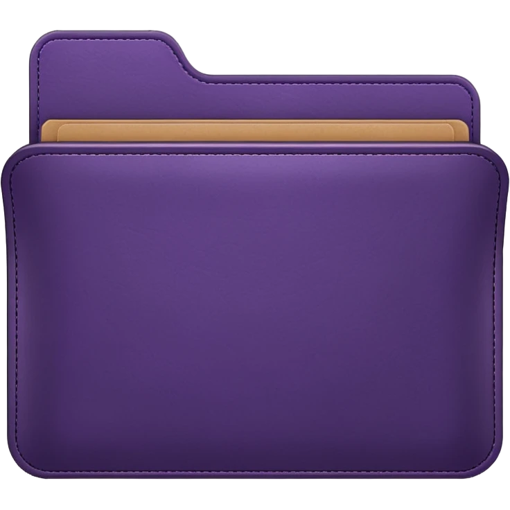 dark purple folder emoji