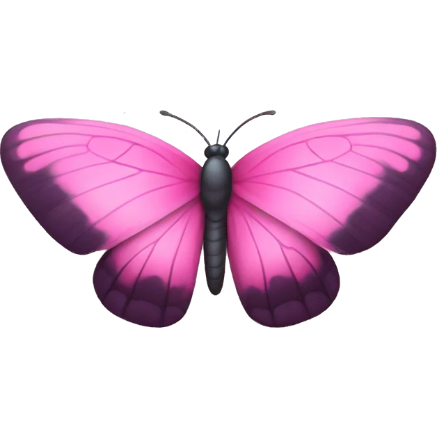 Micro pink butterfly  emoji