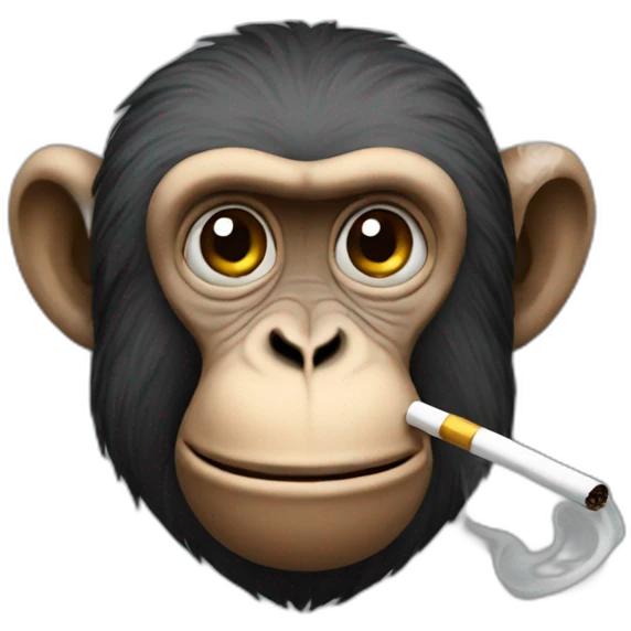 monkey smoke emoji