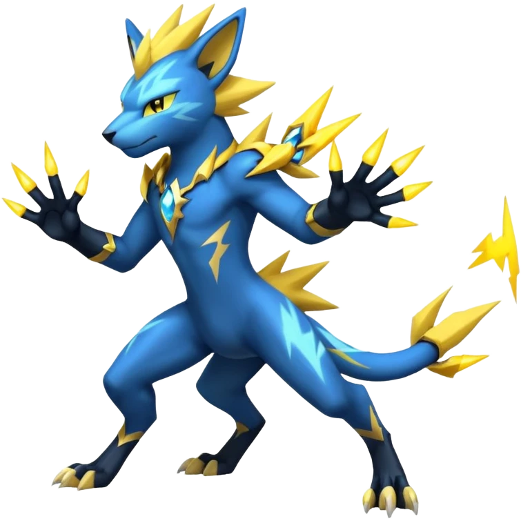 Luxio-Luxray-Zeraora-Manectric-fusion (full body) emoji