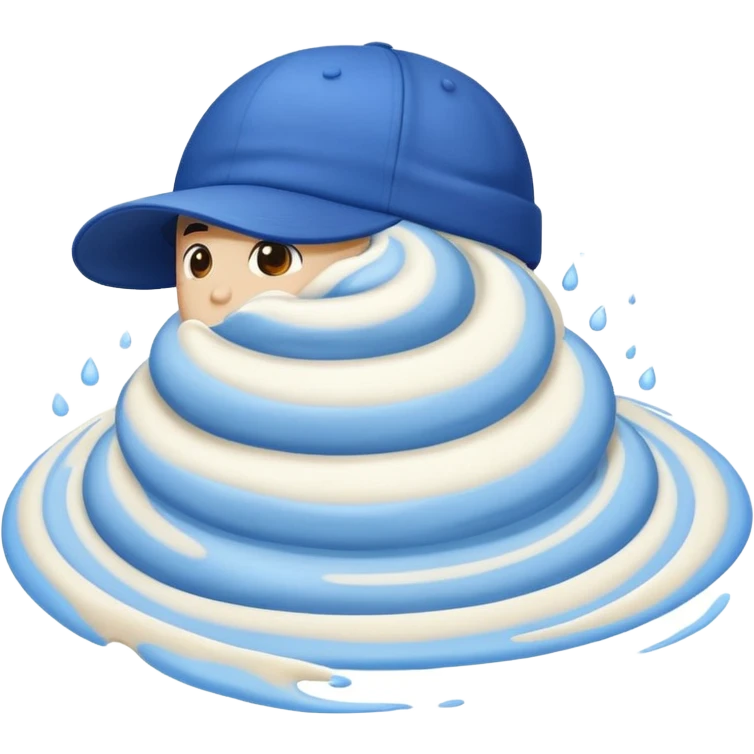 Blue capuchino  emoji