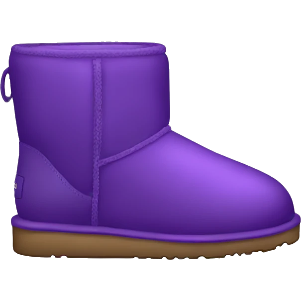 Purple Ugg boots emoji