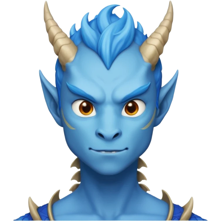 Anime Blue HalfDragonguy emoji